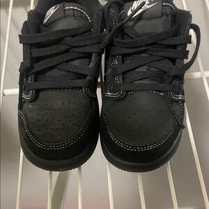 Nike Kids Black and White Sneakers (Travis Scott dunks)